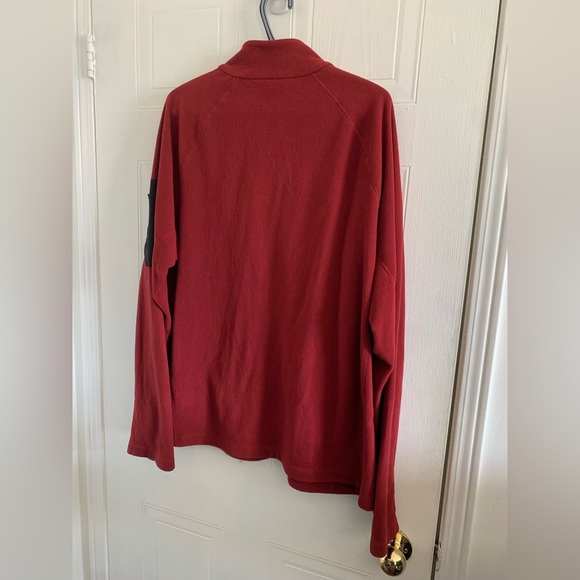 Eddie Bauer Fleece Sweater Red XL - Picture 2 of 4